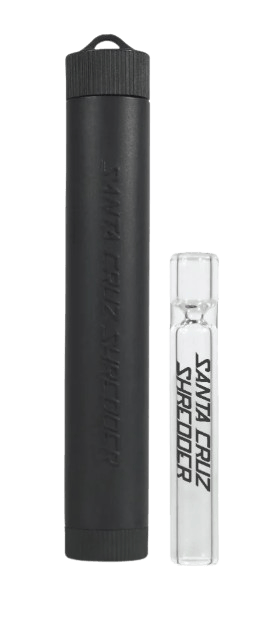 S.C.S Hemp Dugout with Glass One Hitter - Black cannabis product