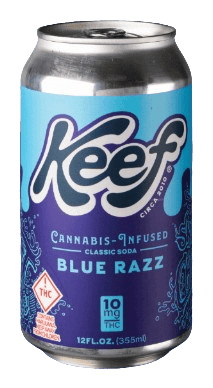 Keef Classic Soda 10mg - Blue Razz - 12oz
