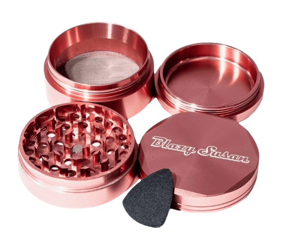 Blazy Susan 4 Piece Grinders - Rose Gold - 1ct