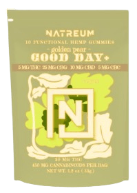 Natreum Gummies 5mg - Good Day+ Golden Pear - 10ct