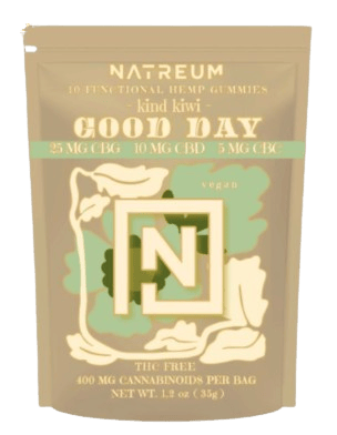 Natreum CBD Gummies - Good Day Kind Kiwi - 10ct at Wildflower Cannabis