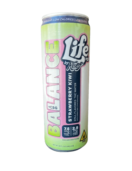 Keef Life H20 7.5mg - Balance Strawberry Kiwi - 12oz at Wildflower Northeast