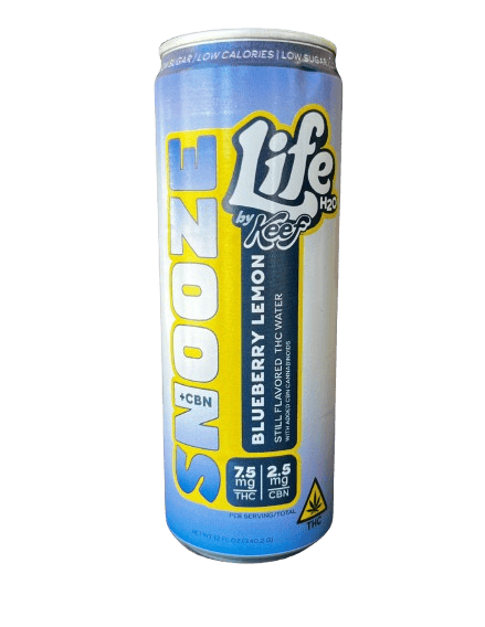 Keef Life H20 7.5mg - Snooze Blueberry Lemon - 12oz at Wildflower Bloomington