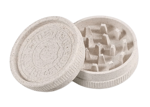 S.C.S Small 2 piece Hemp Grinder - White - 1ct cannabis product