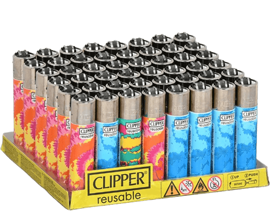Clipper Lighter - Tie Die - 1ct at Wildflower Cannabis