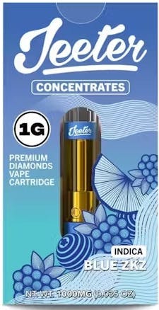 Blue ZKZ [I] - 1G Juice Liquid Diamond Cart