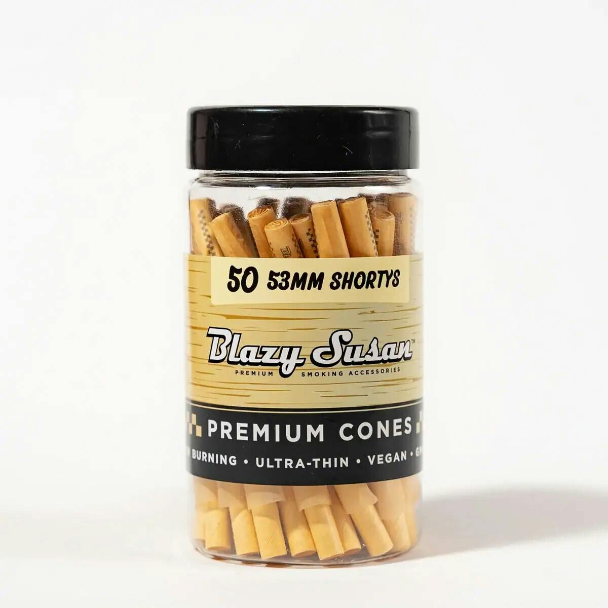 Rice Paper Cones 53mm Shortys - 50ct