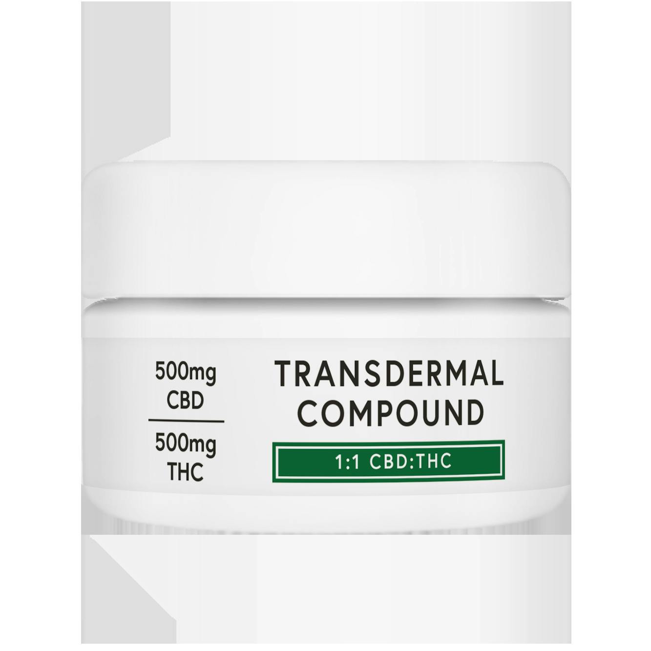 Mary's Medicinals: Topical | Transdermal Compound 1:1 | 500mg THC : 500mg CBD