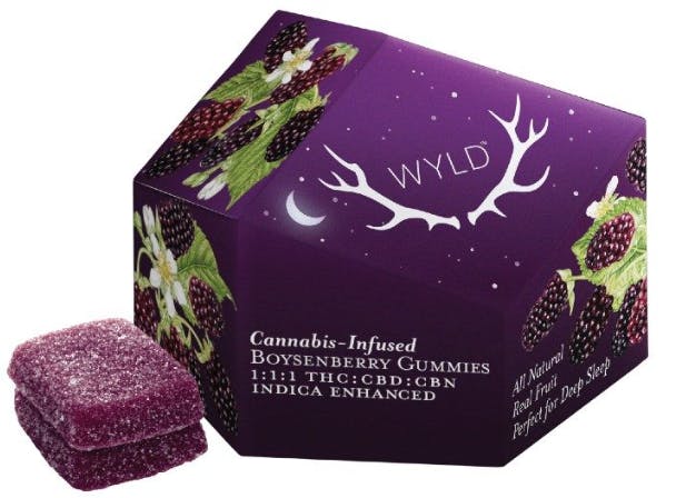 WYLD Boysenberry 1:1:1: WYLD BOYSENBERRY 1:1:1 THC:CBD:CBN