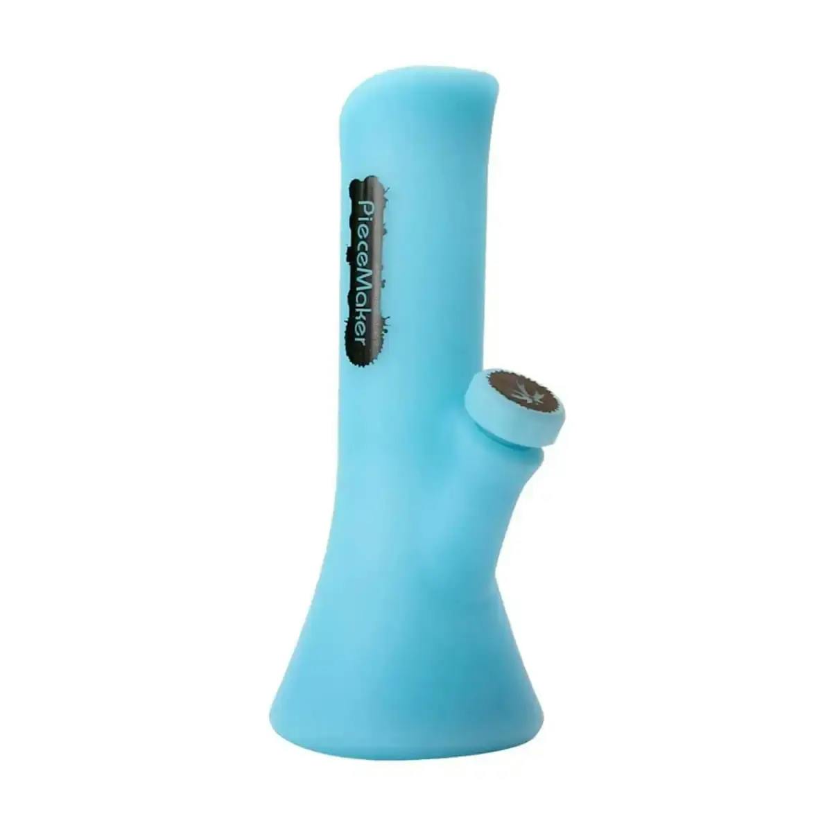 8.5" Kali Silicone Beaker by PieceMaker - indy Blue