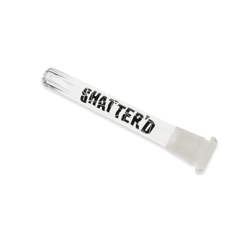 Shatter'd Glassworks - Vertical Slit Diffused Downstem - 4"