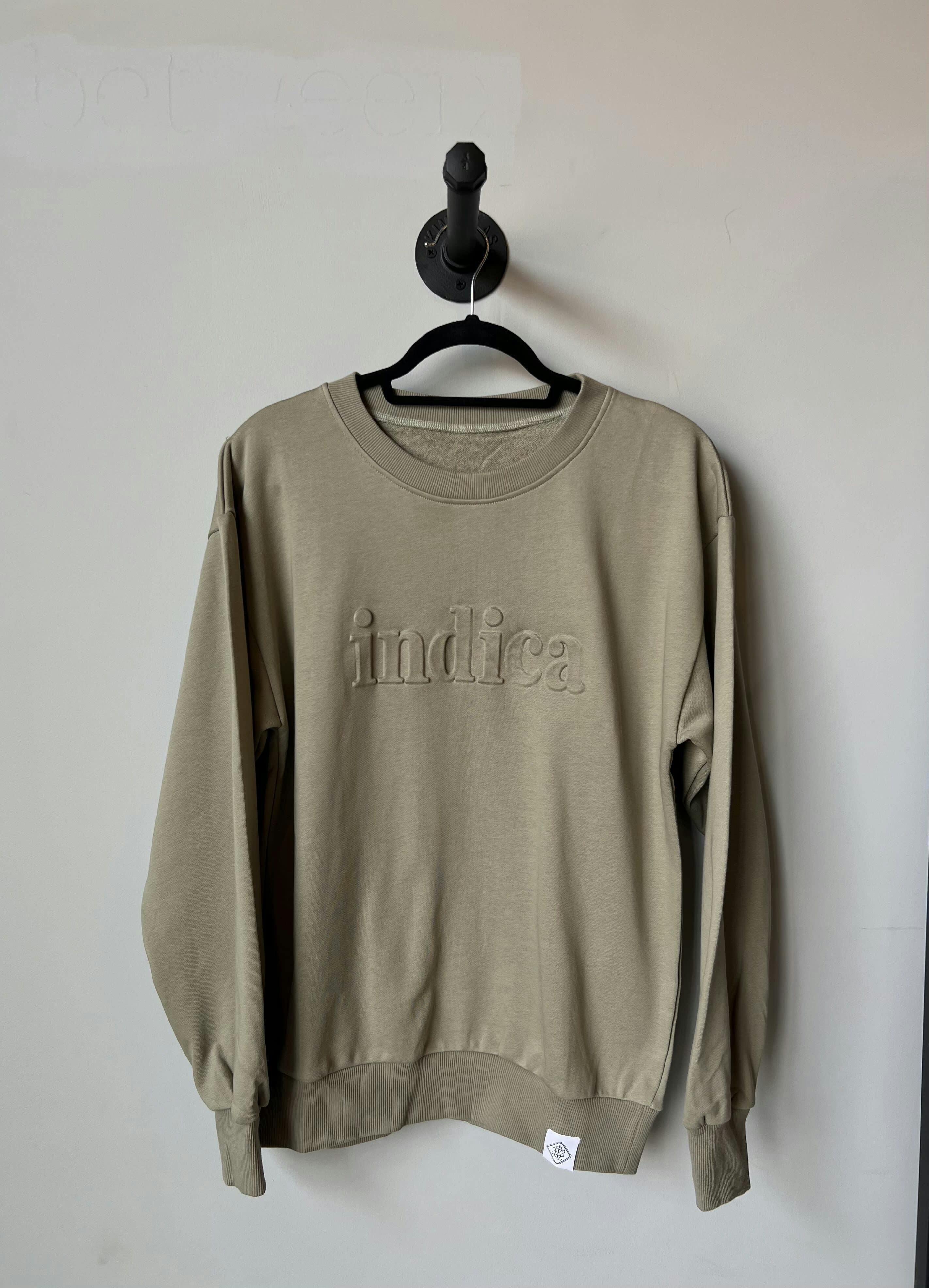 indica Strain Crewneck - Beige Large