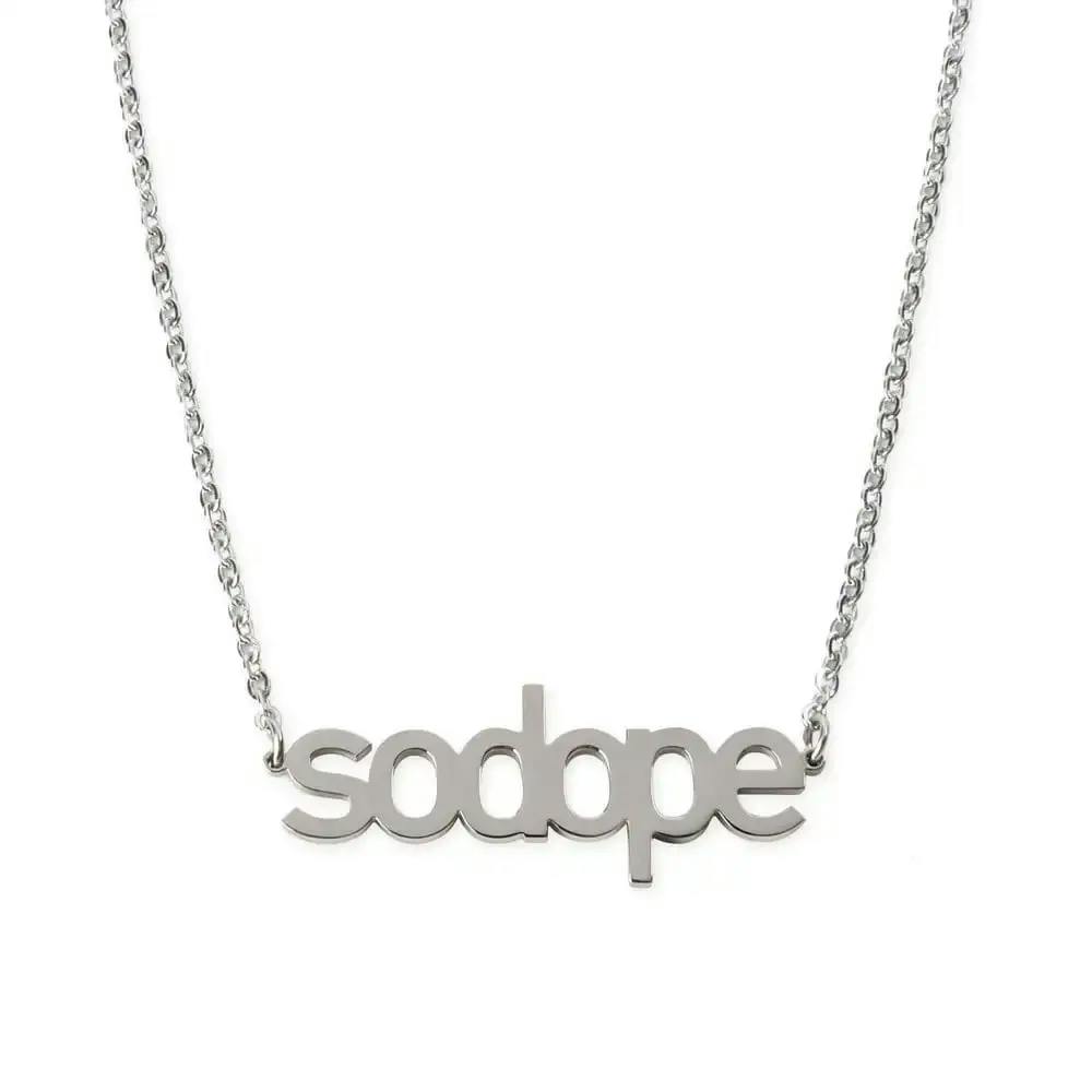 Frankie Smoke - SODOPE NECKLACE - Rhodium
