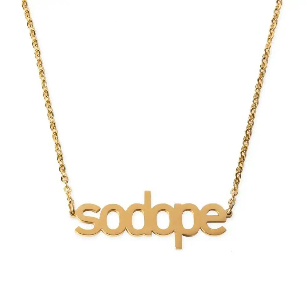 Frankie Smoke SODOPE NECKLACE - Gold