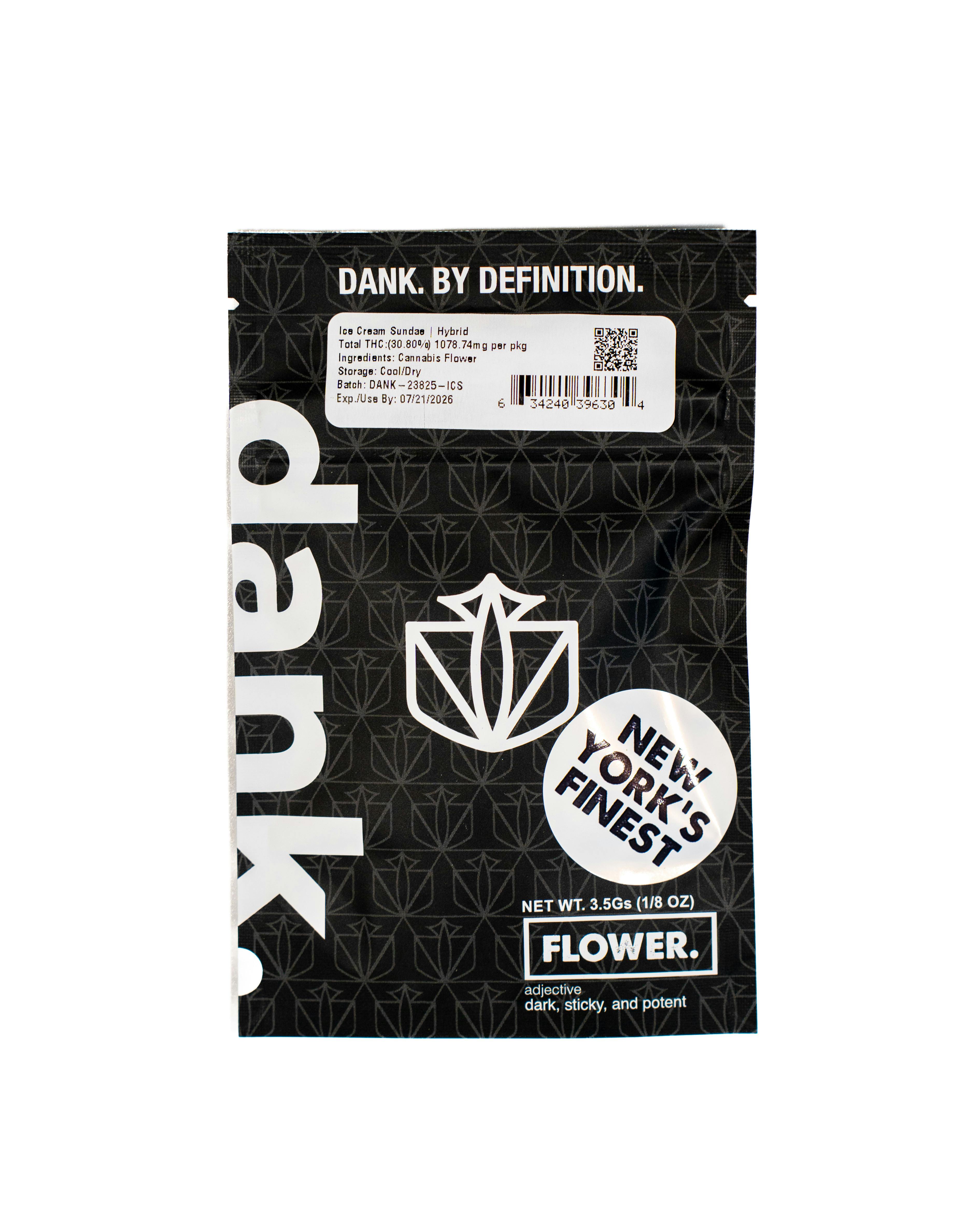 Dank | Ice Cream Sundae | 3.5g Sungrown (Bag)