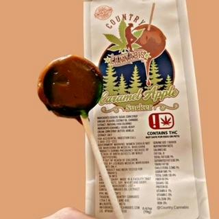 Country Cannabis - Caramel Apple Sucker - 19g