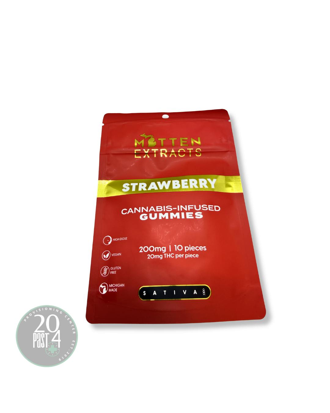 MITTEN EXTRACTS | STRAWBERRY | FRUIT CHEWS | 200 MG