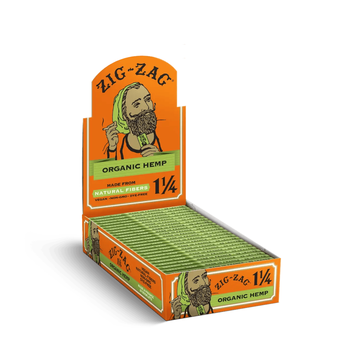 ZIG ZAG | ORGANIC HEMP | PAPERS | 1 1/4"