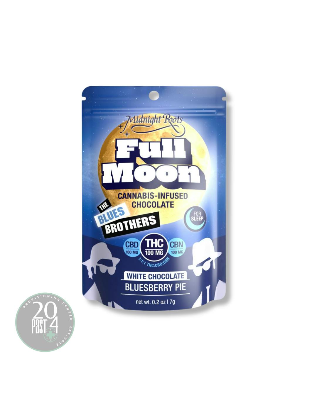 MIDNIGHT ROOTS | FULL MOON | BLUESBERRY PIE | EDIBLE | 100MG