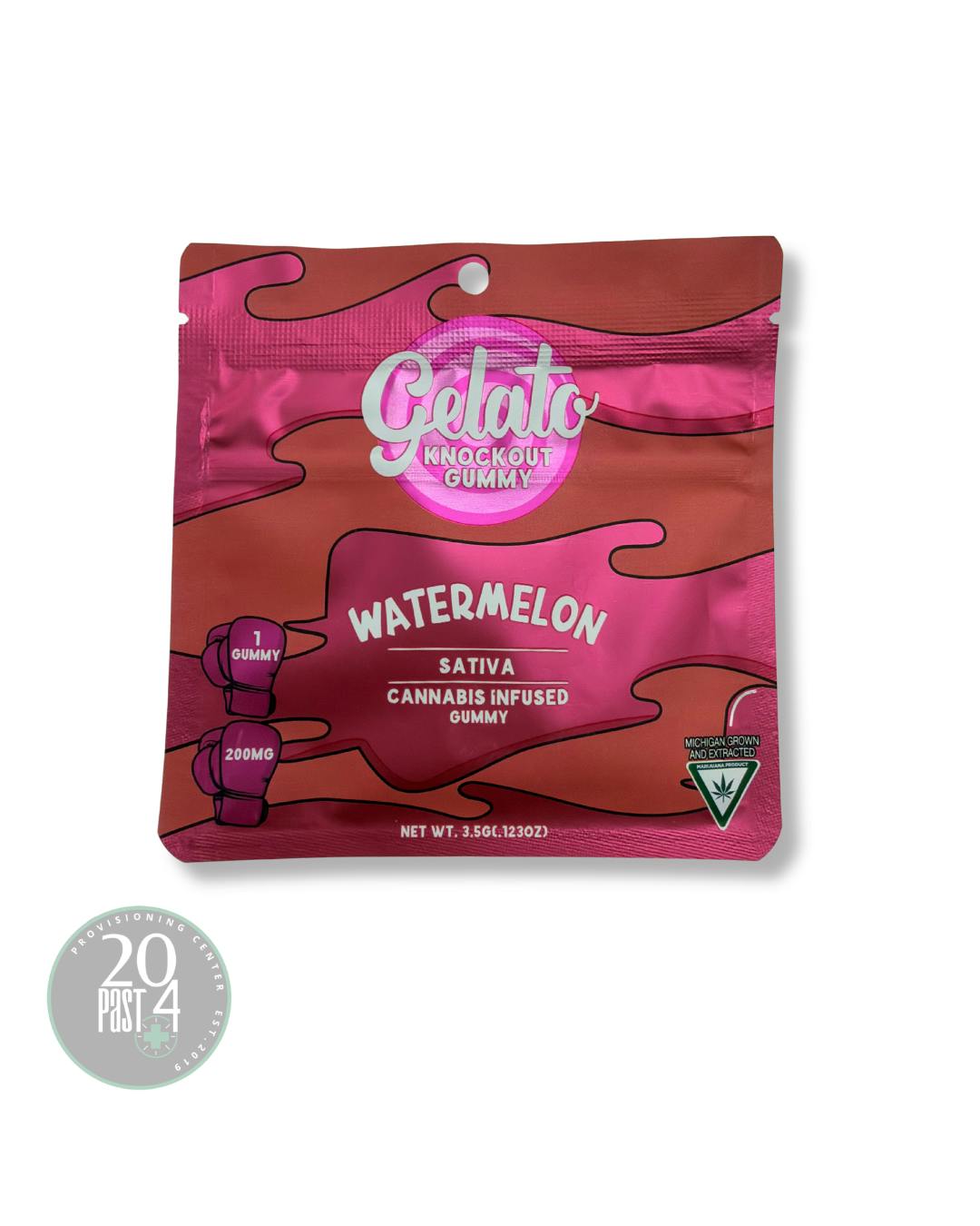 GELATO | WATERMELON | KNOCKOUT GUMMY | 200MG