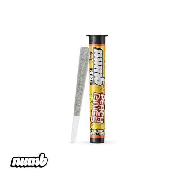 NUMB | PEACH RINGS | INFUSED PRE-ROLL | 1G