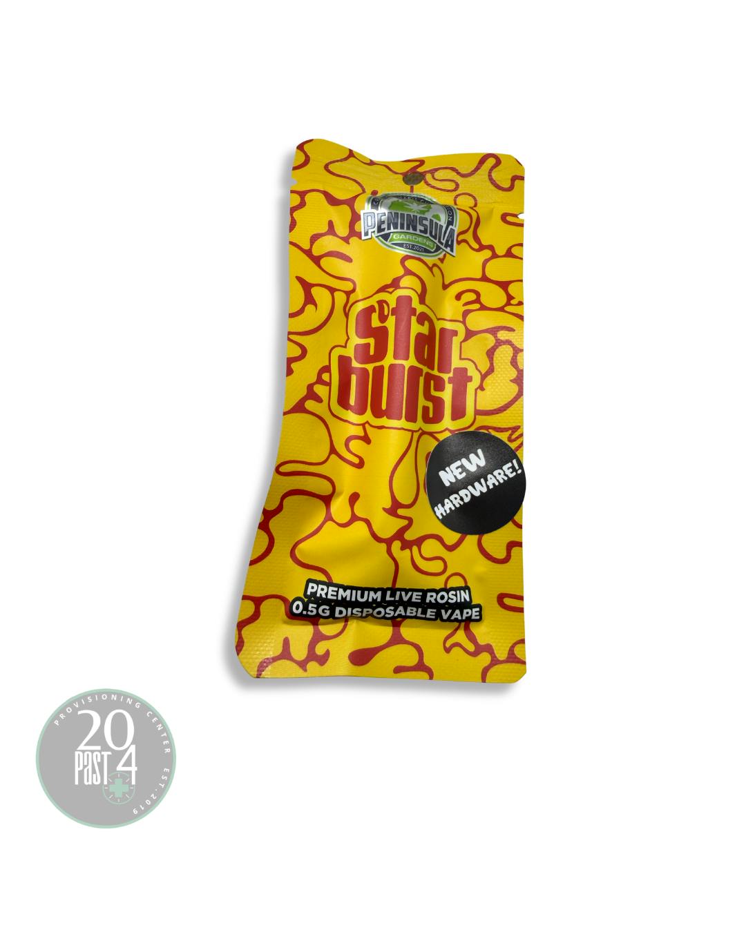 PENINSULA GARDENS | STARBURST | LIVE ROSIN DISPOSABLE | 0.5G