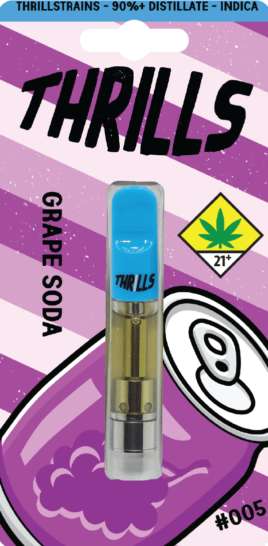 Grape Soda Cartridge 1g - Thrills