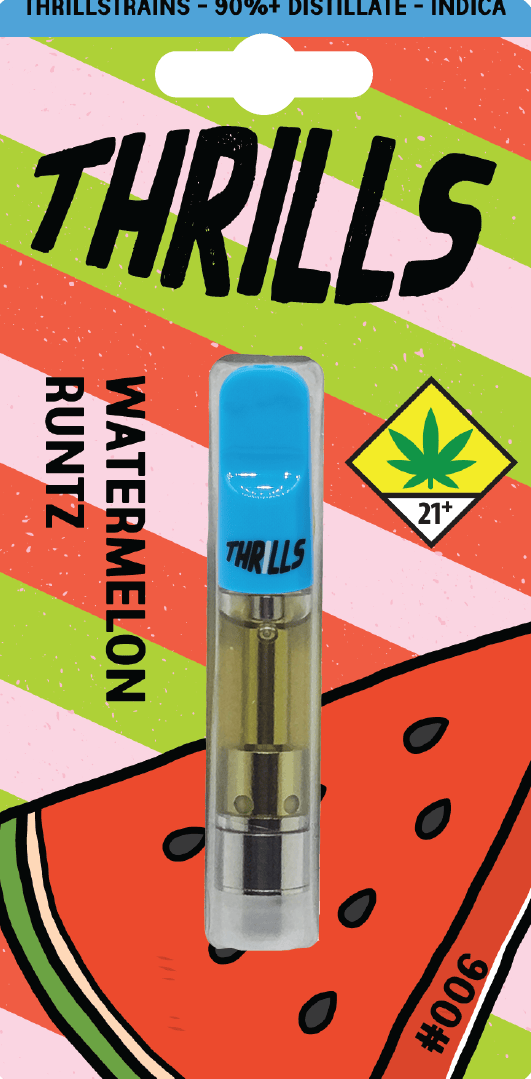 Watermelon Runtz Cartridge 1g - Thrills