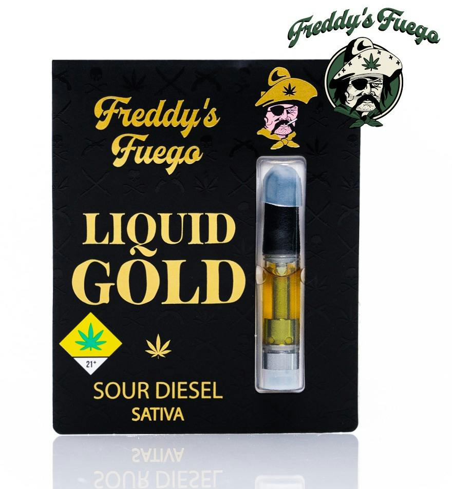 Sour Diesel BHO Cartridge 1g - Freddy's Fuego