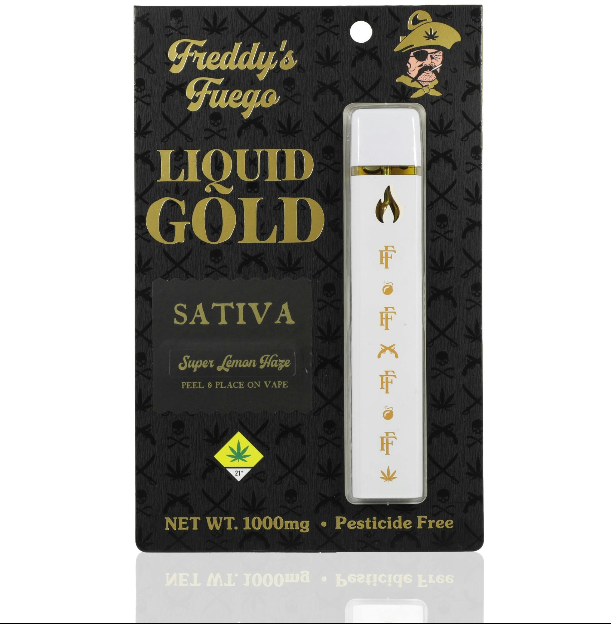Super Lemon Haze Rechargeable Disposable 1g - Freddy's Fuego