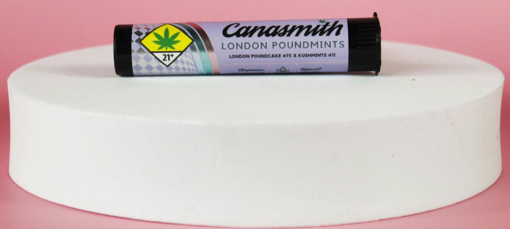 London Pound Mints Preroll 2pk 1g - Canasmith