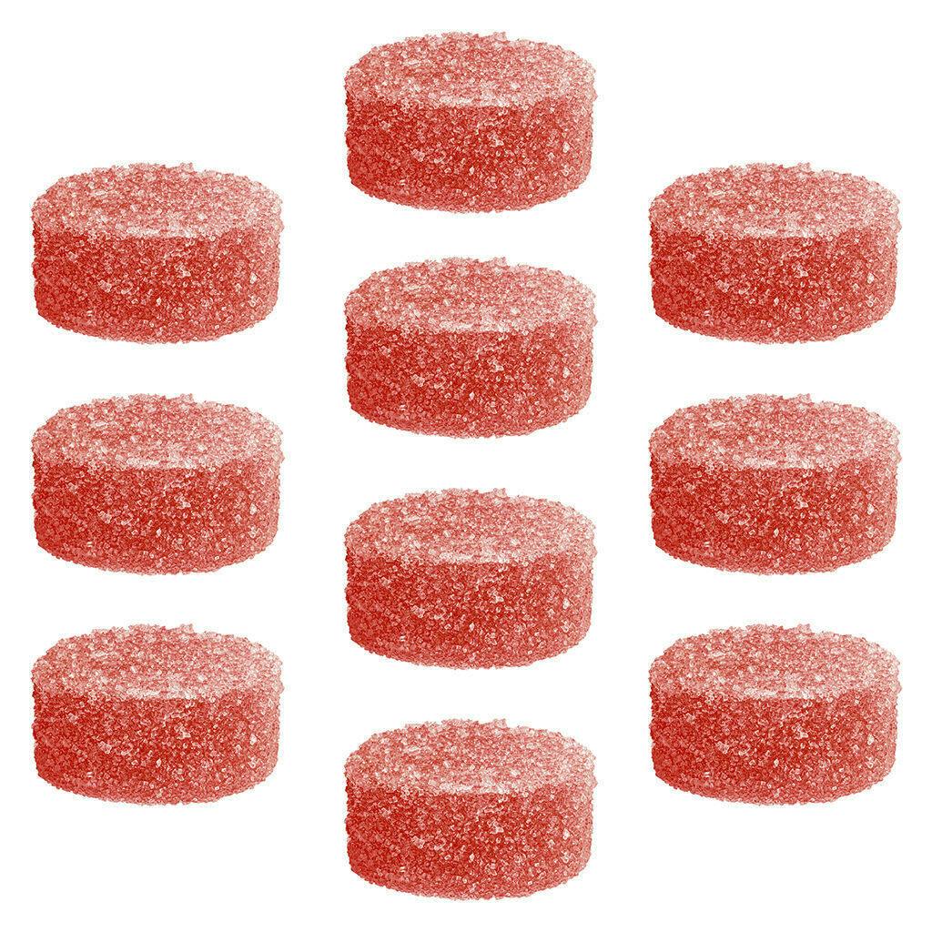 SHRED - Red Apple Peach MAX10 Party Pack 100 THC Gummies 10x1 Pack Soft Chews
