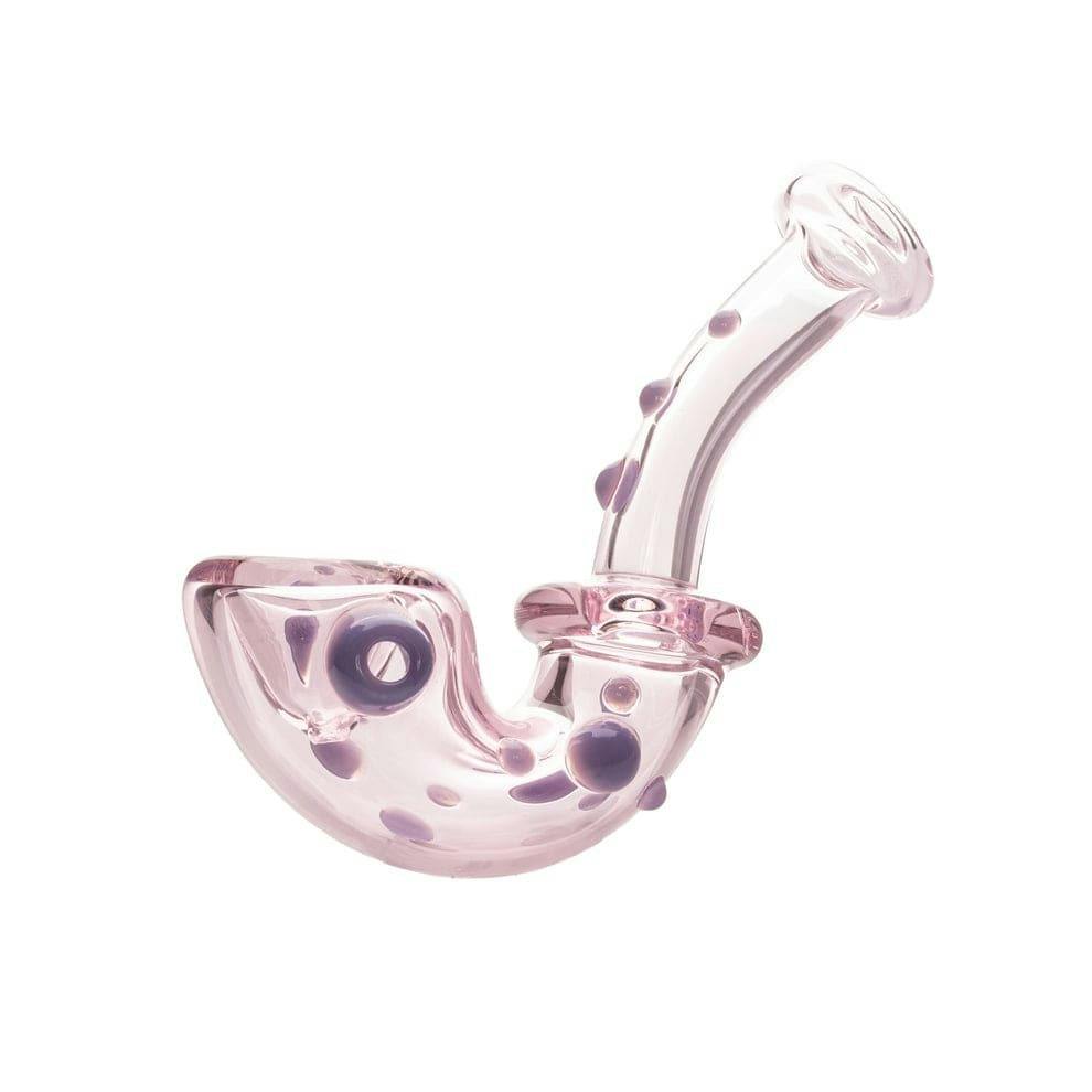 Red Eye Glass | Knobby Sherlock Holmes Pipe | Pink
