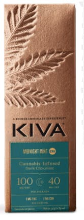 Ratioed Midnight Mint Dark Chocolate Bar 100mg (20-Pack | 5mg Each)
