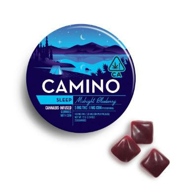Camino - Tranquil Ratioed Midnight Blueberry Gummies 100mg (20-Pack | 5mg Each)