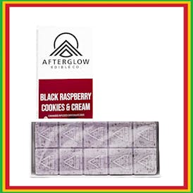 Black Raspberry Cookies & Cream - Afterglow edibles - 100mg