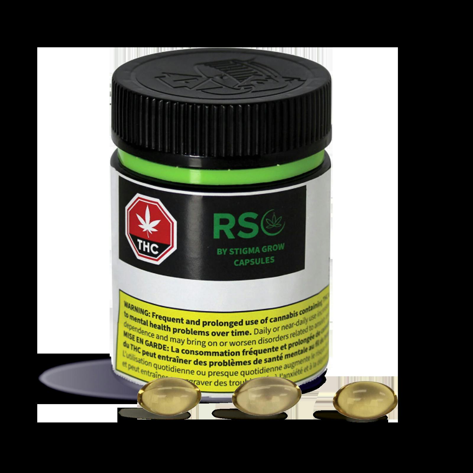 Stigma Grow RSO Softgels 30 x 2.5mg