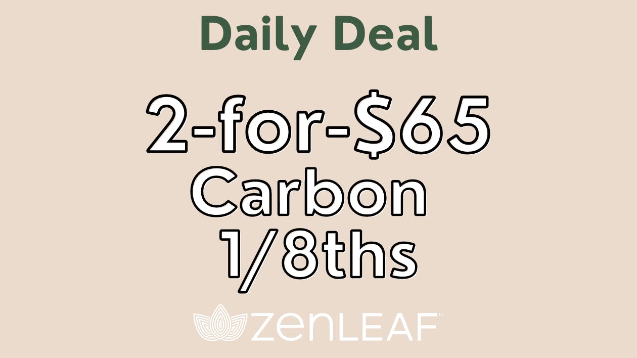 2for65 Carbon 1/8ths at Zen Leaf North Las Vegas Weedmaps