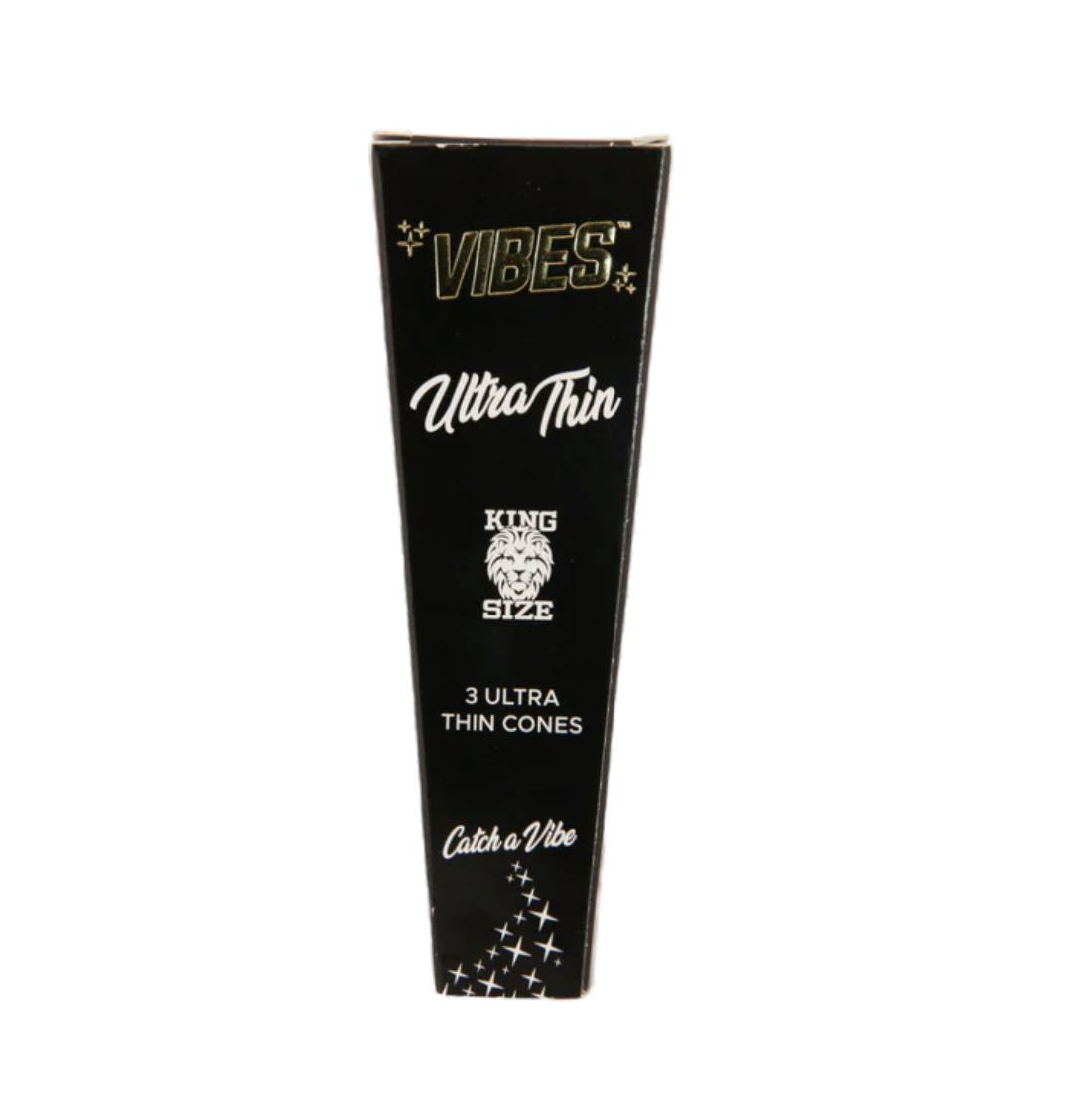 Vibes Papers - Ultra Thin Cones - King Size 3pk - g