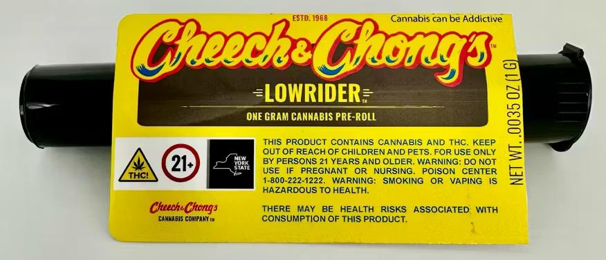 Cheech & Chong Low Rider Pre-Roll Single | 1g