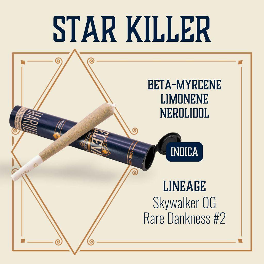 Elevate Star Killer Pre-Roll 1g