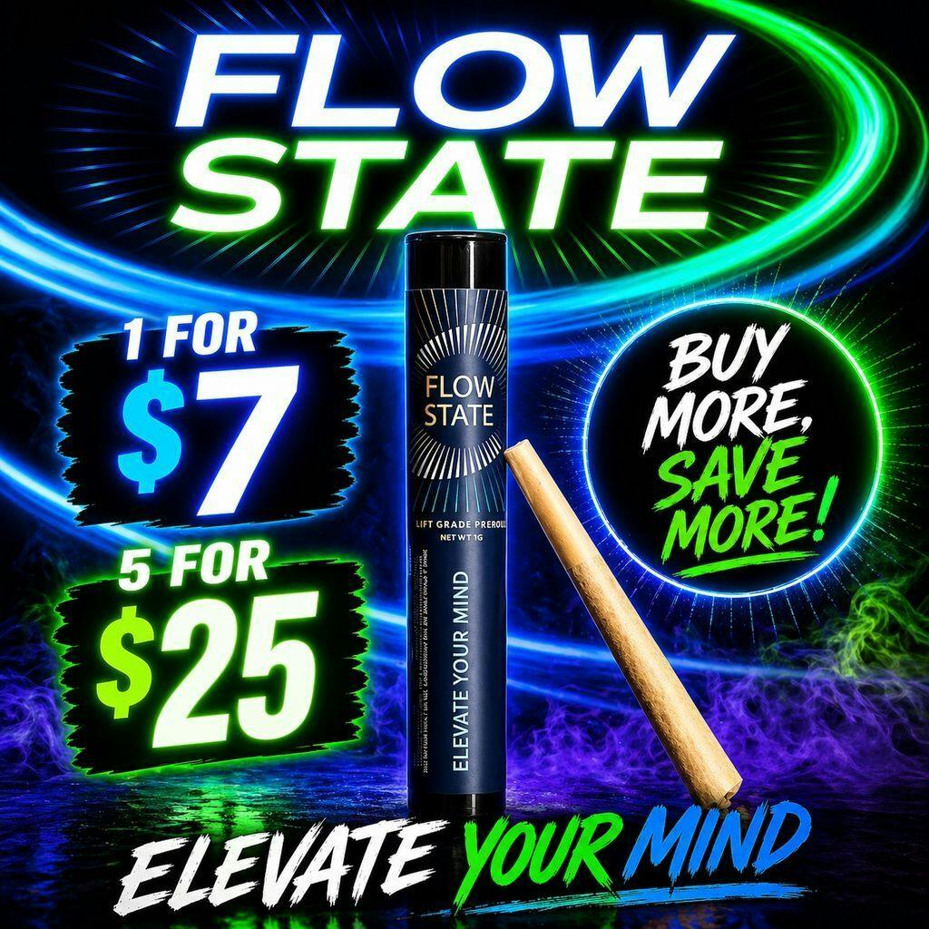 Flow State Bolo Runtz Pre-Roll 1g at Bisa Lina - Joliet