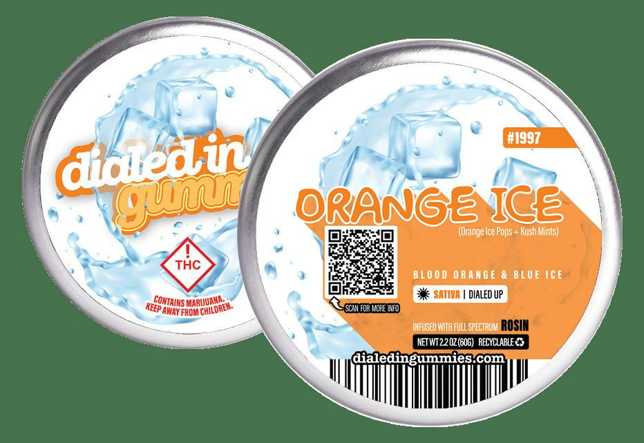 Focus Blood Orange 1:1:1 THC:CBC:THCV Rosin Gummies