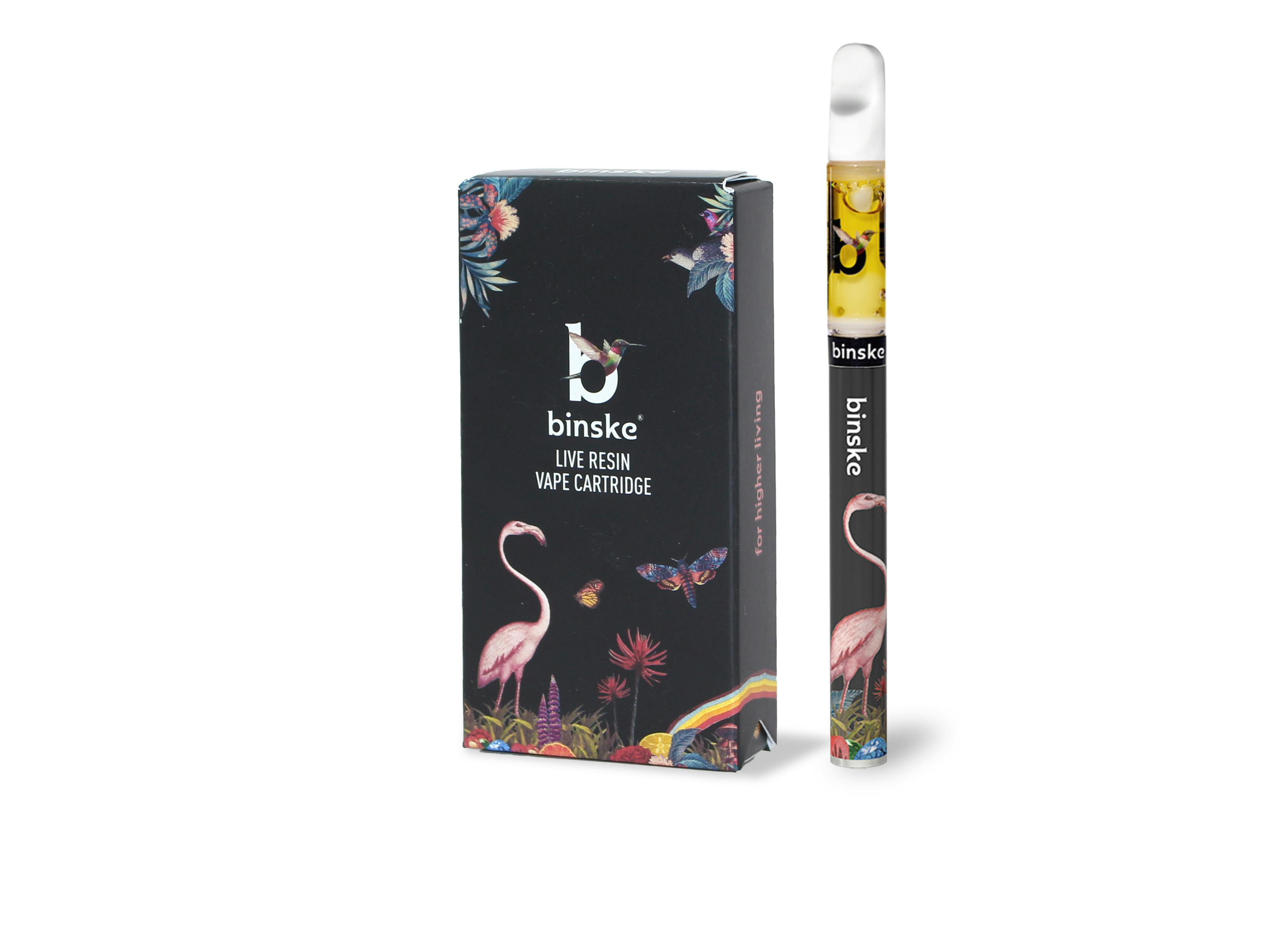 Binske Live Resin Cart Sativa Cherry Bellini