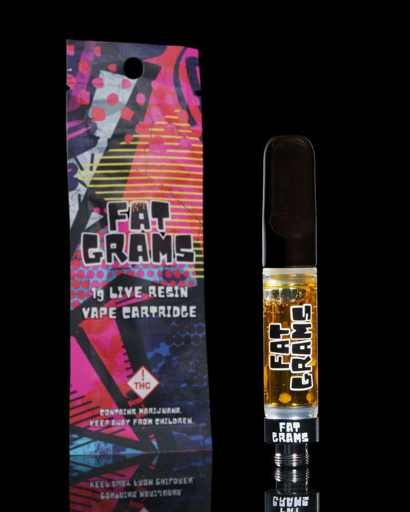 Fat Grams Live Resin Cart Sativa Pineapple Lemonade
