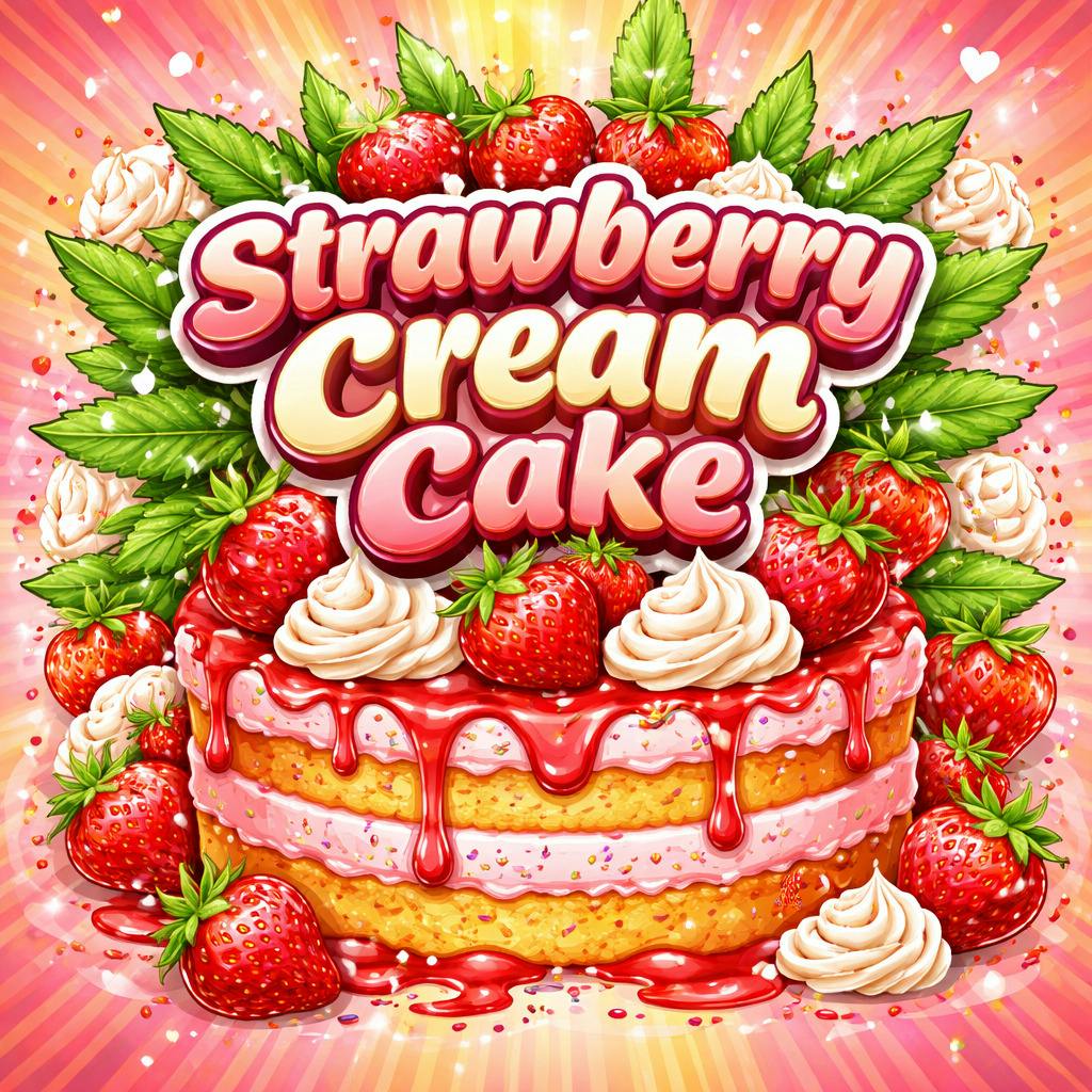 Strawberry Cream Cake