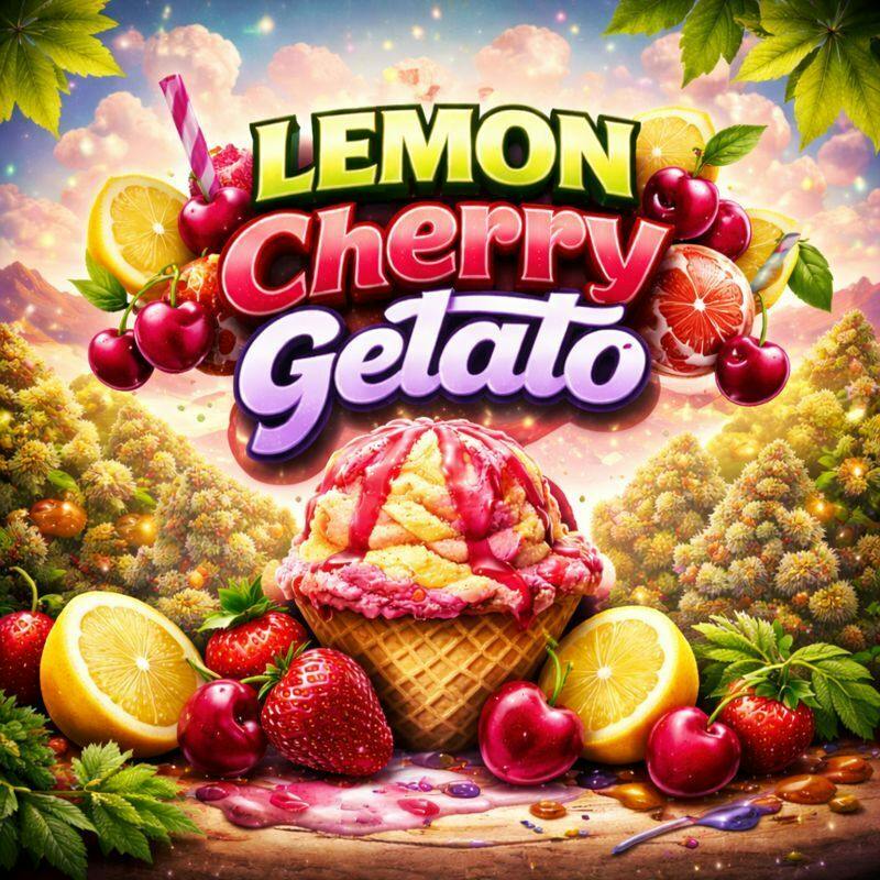 Lemon Cherry Gelato Shake