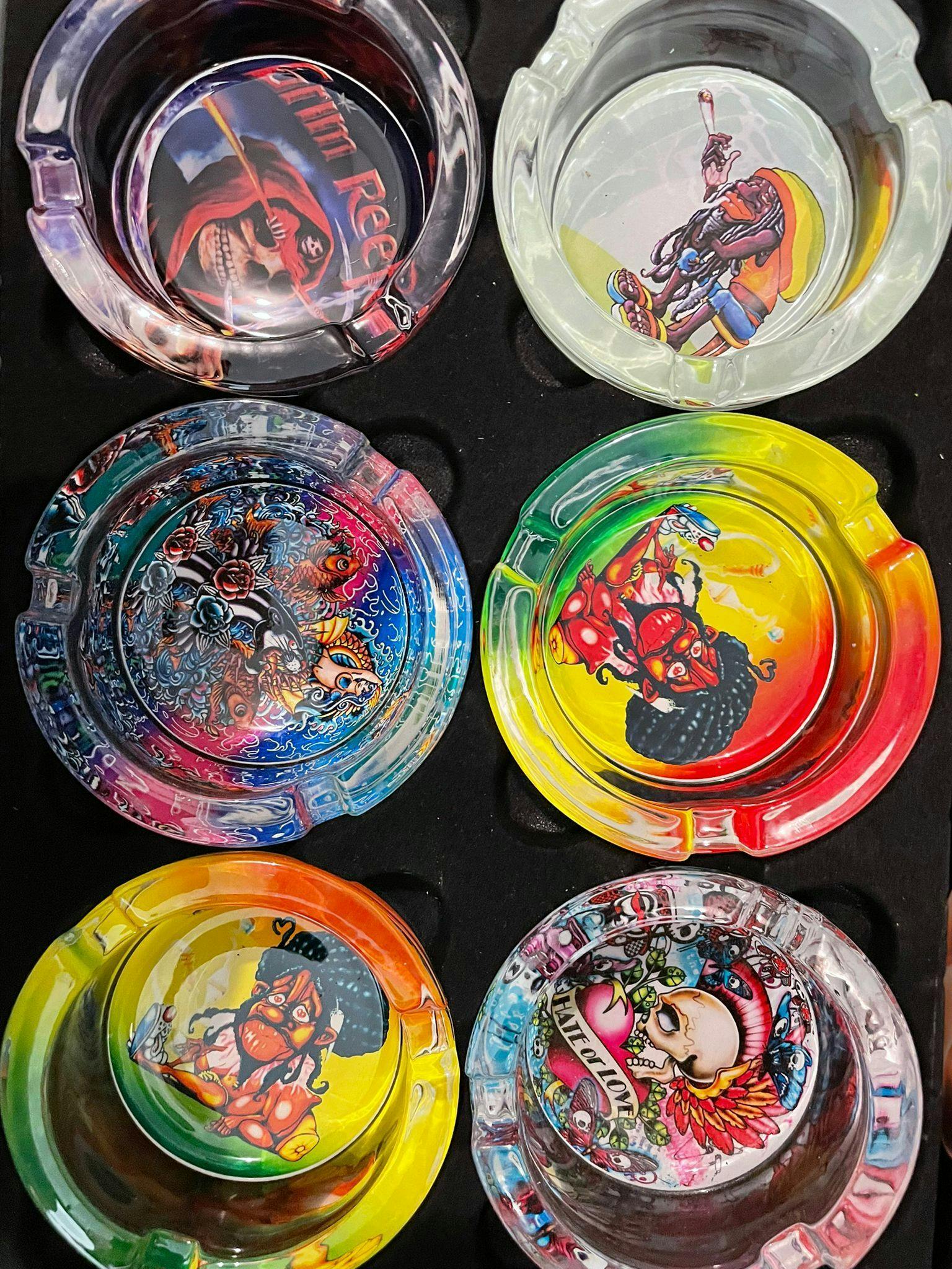 Smoke & Vape Distributor - Glass Ashtray - Assorted Designs