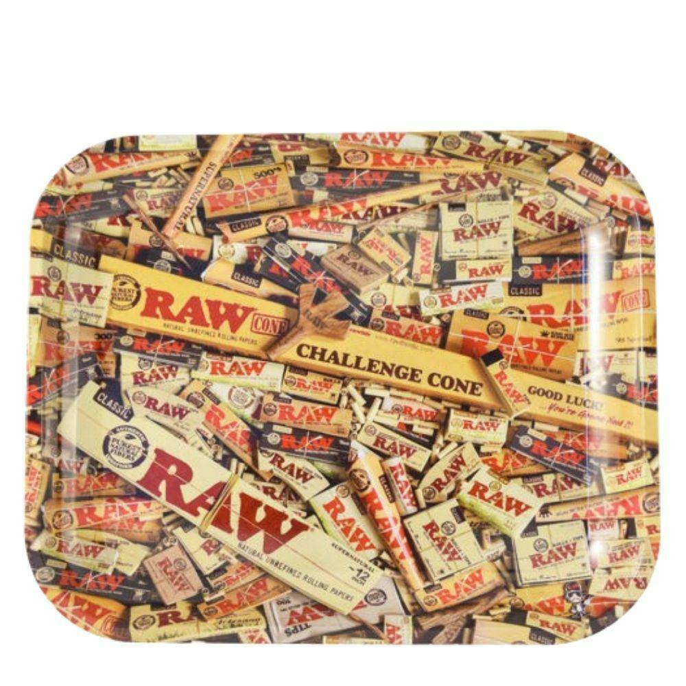 RAW - Mixed Papers Rolling Tray - L
