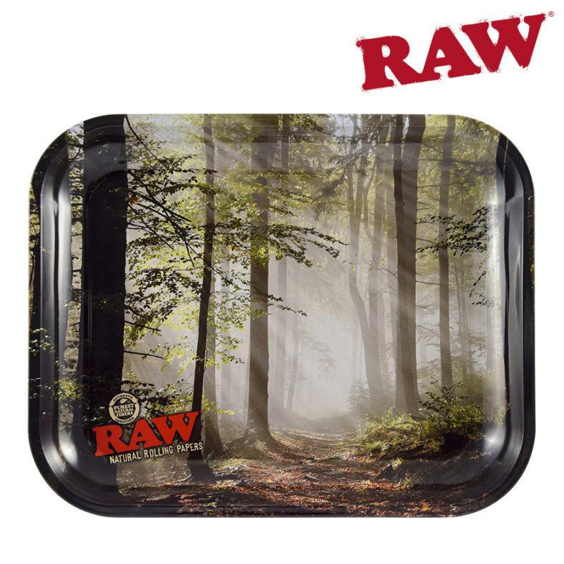 RAW - Smokey Trees Rolling Tray - L